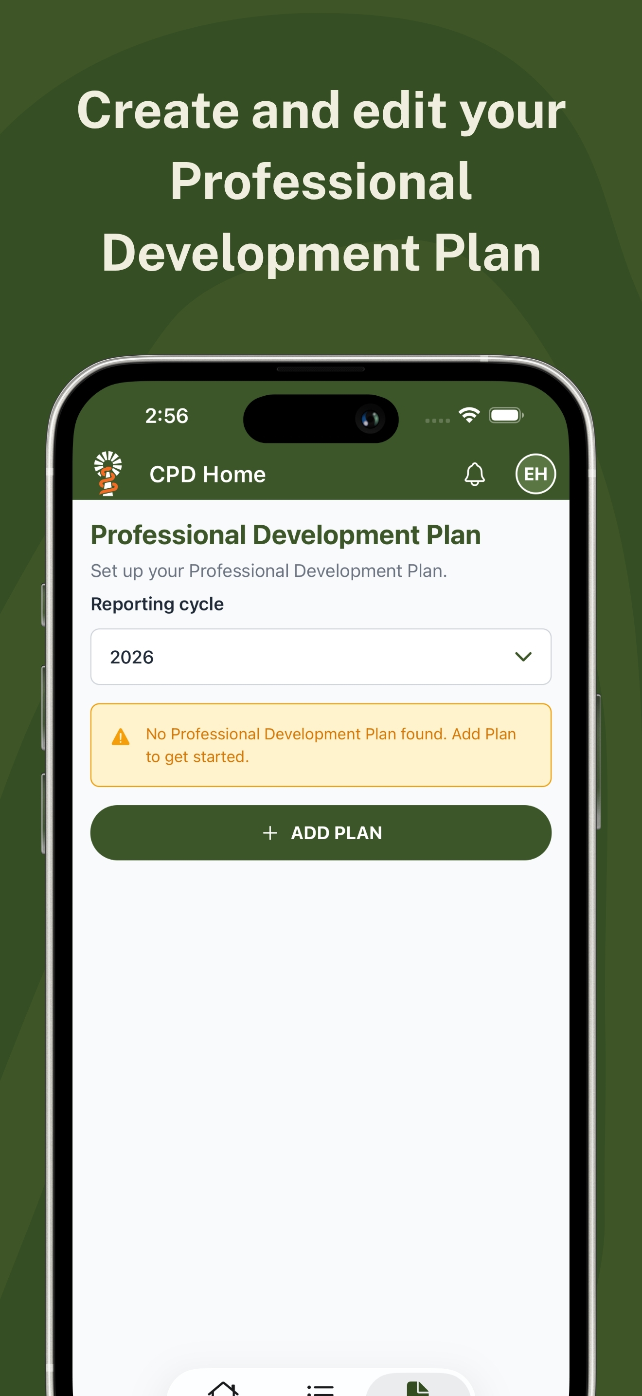 CPD Home app - Sync
